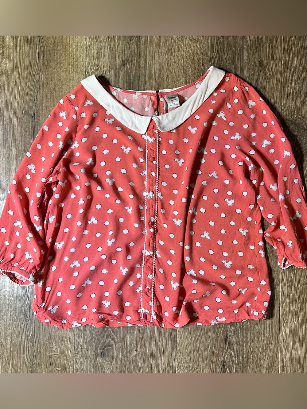 Disney x Lauren Conrad Peter Pan Collar Top Size XL